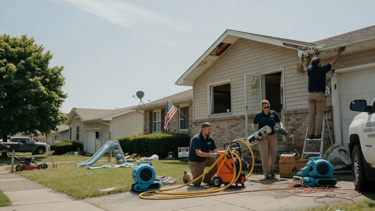 Water Damage Restoration in State Line, IN near me